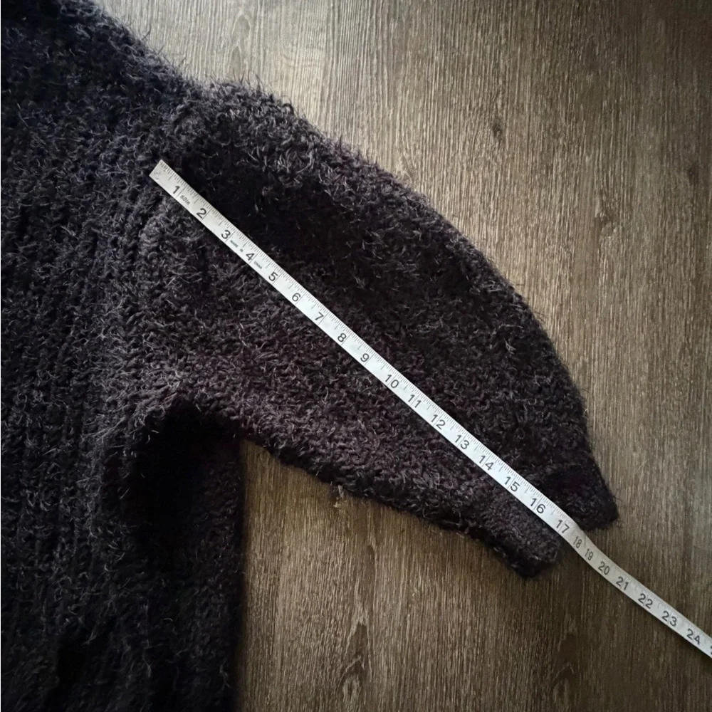 Free People Dark Gray Turtleneck Sweater